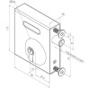 Gatemaster Select Pro Bolt on Deadlock Gate Lock (SBD) | GATEMASTER