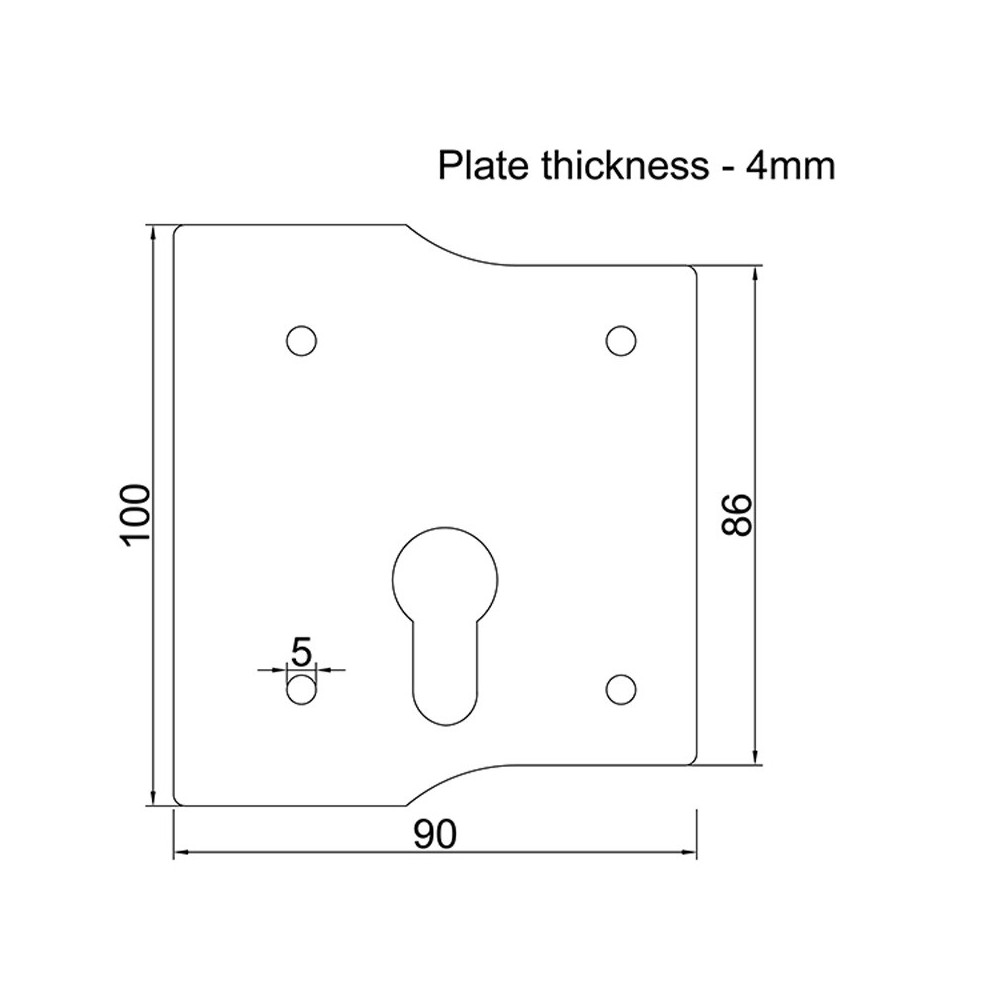 STANDARD LOCKING PLATE Lock Plate GATEMASTER