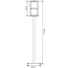 SAFE FLOW BASE KIT Pedestrian foot traffic management | COVID-19 Pandemic