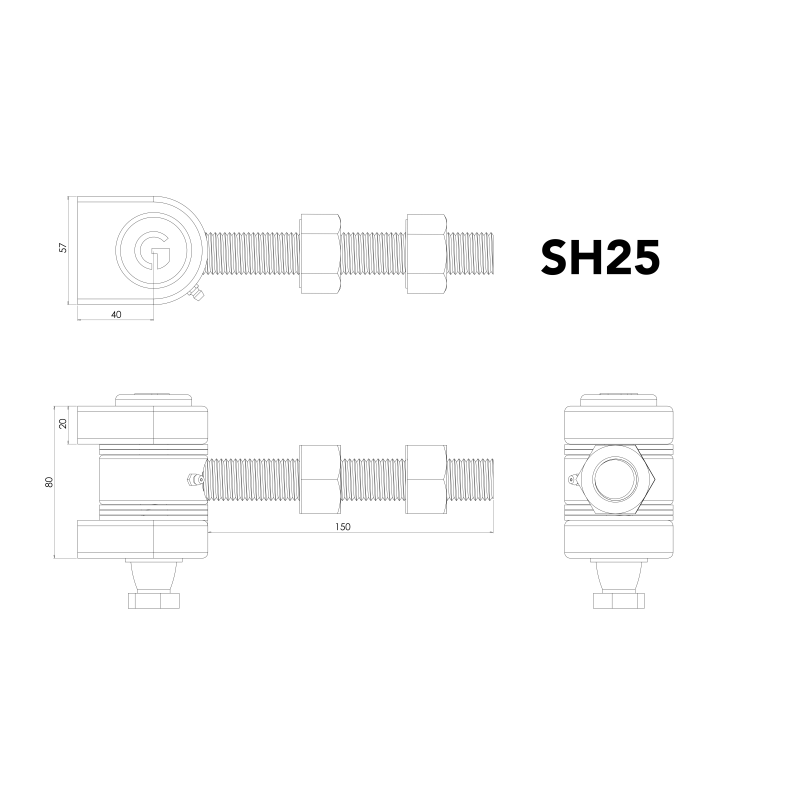 GATEMASTER SUPERHINGE 25MM SH25 Hinge | GATEMASTER