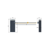CAME GT8 BARRIER STAINLESS 316 GGT80AX6