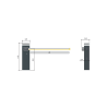 CAME GT4 BARRIER CUSTOM COLOUR GGT40ACS