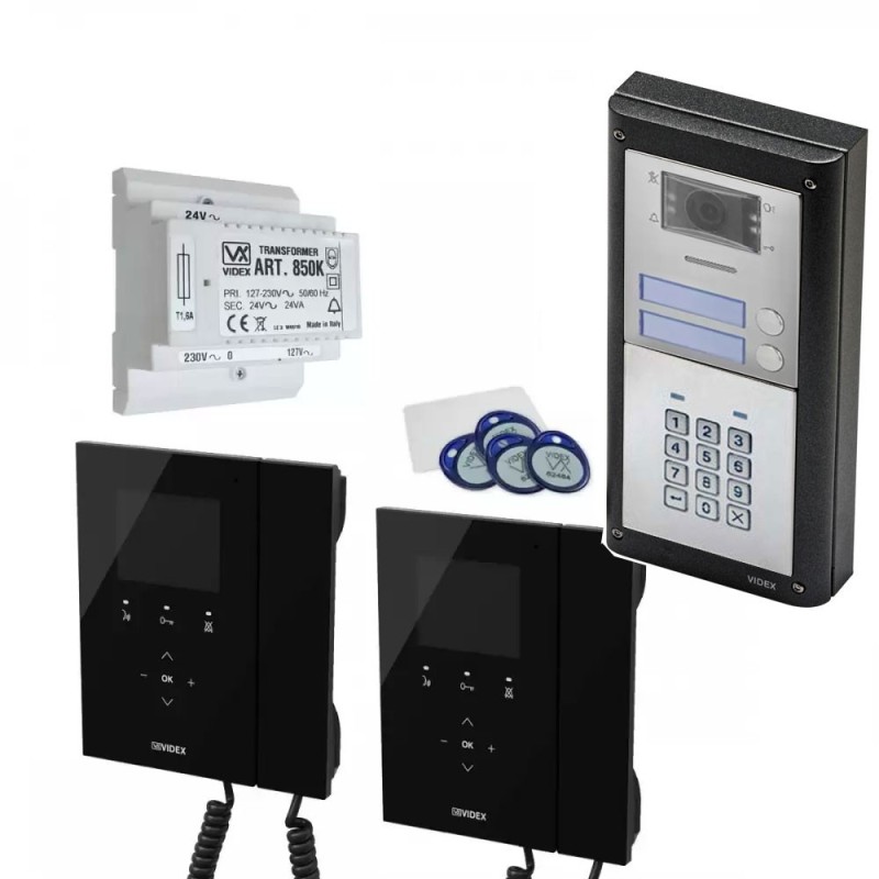 VIDEX KRISTALLO SERIES VIDEO INTERCOM KIT Intercom | VIDEX