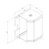 SUPERLOCK QUICK EXIT GATE LOCK SHROUD BQS