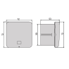 MURA Recessed Photocells 30m | BFT