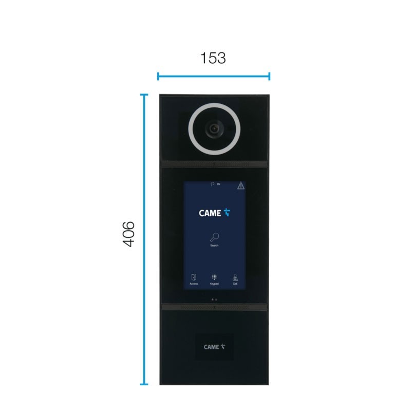 CAME BPT XVP S IP TOUCH SCREEN VIDEO ENTRY PANEL | 840AA-0030