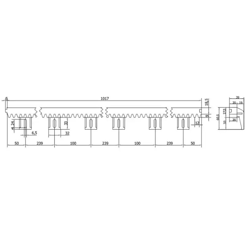 CAIS V/6 DRIVE RACK