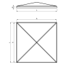 CAIS ROOF 4S POST CAP SIZE DIAGRAM
