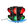 2 LED Traffic Light - (Red & Green) 9-35V AC or 8-45V DC - 180 DEGREE MOVEMENT