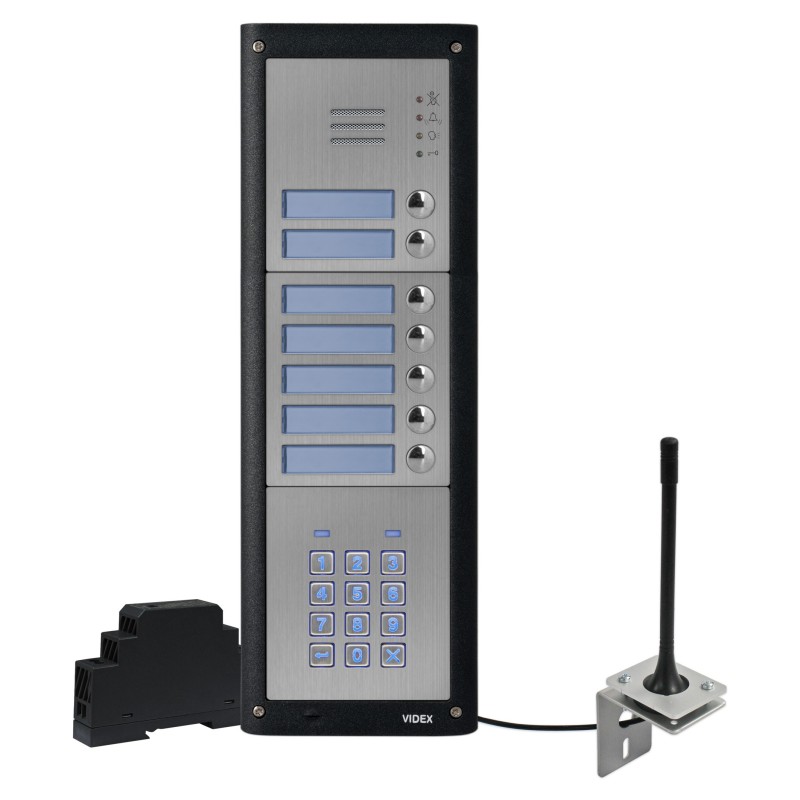 VIDEX 4000 GSM PRO INTERCOM KIT 4G (GSM4KCR-7S/4G) (CODELOCK)