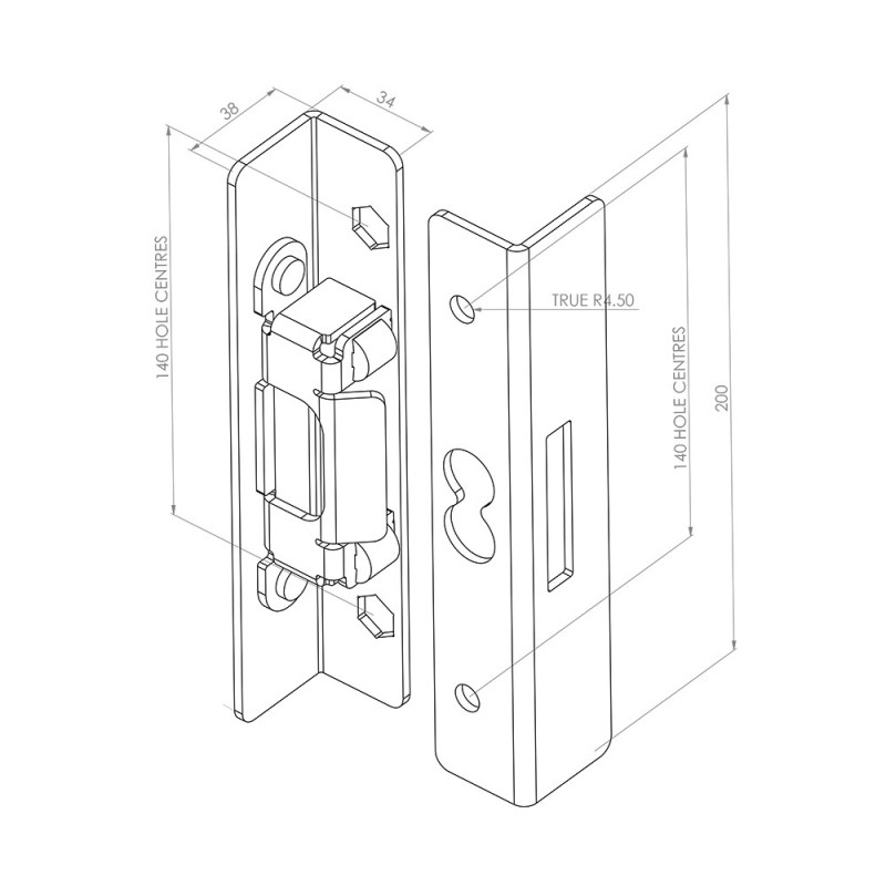 SUPERLOCK SECURE KEEP with Interlocking Tab (BSKS)
