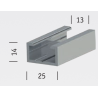 ASO Sentir AL 25-14 Safety Edge Aluminium Profile (£/m)