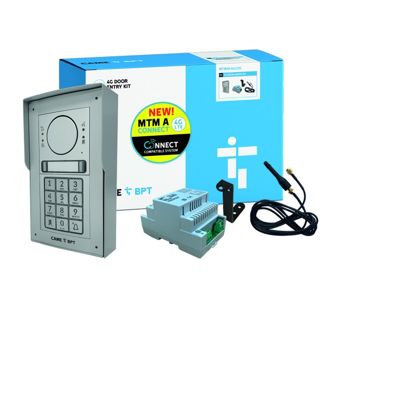 BPT MTM CONNECT 4G GSM AUDIO INTERCOM KIT WITH KEYPAD (MTMSKA4G2D)