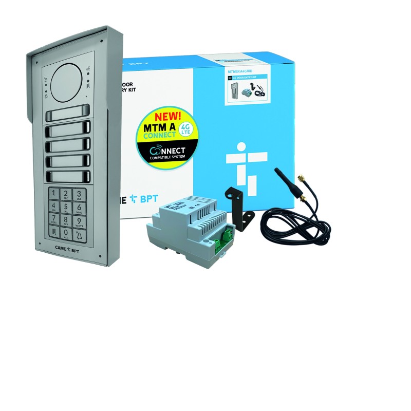 BPT MTM CONNECT 4G GSM AUDIO INTERCOM KIT WITH KEYPAD (MTMSKA4G10D)