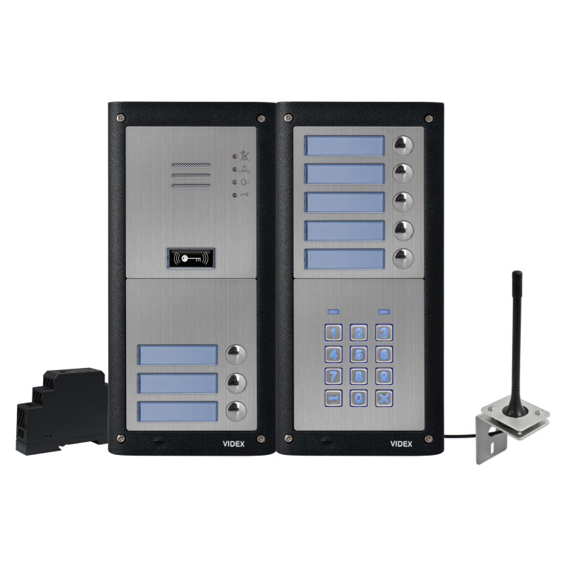 VIDEX 4000 GSM PRO INTERCOM KIT 4G (GSM4KCR-8S/4G) (CODELOCK)