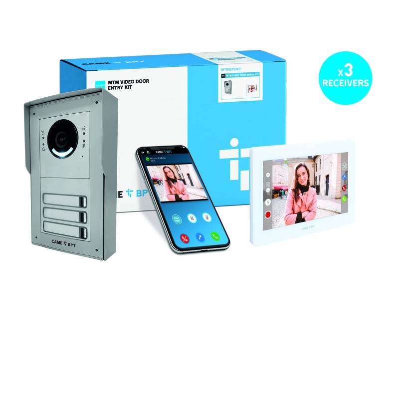 BPT MTM XTS IP VIDEO INTERCOM KIT MTMSIP5W3