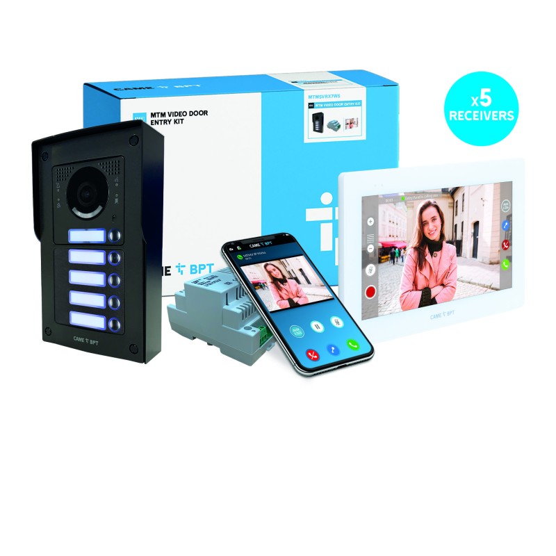 BPT MTM VR XTS VIDEO INTERCOM KIT SURFACE MOUNT MTMSVRX7W5