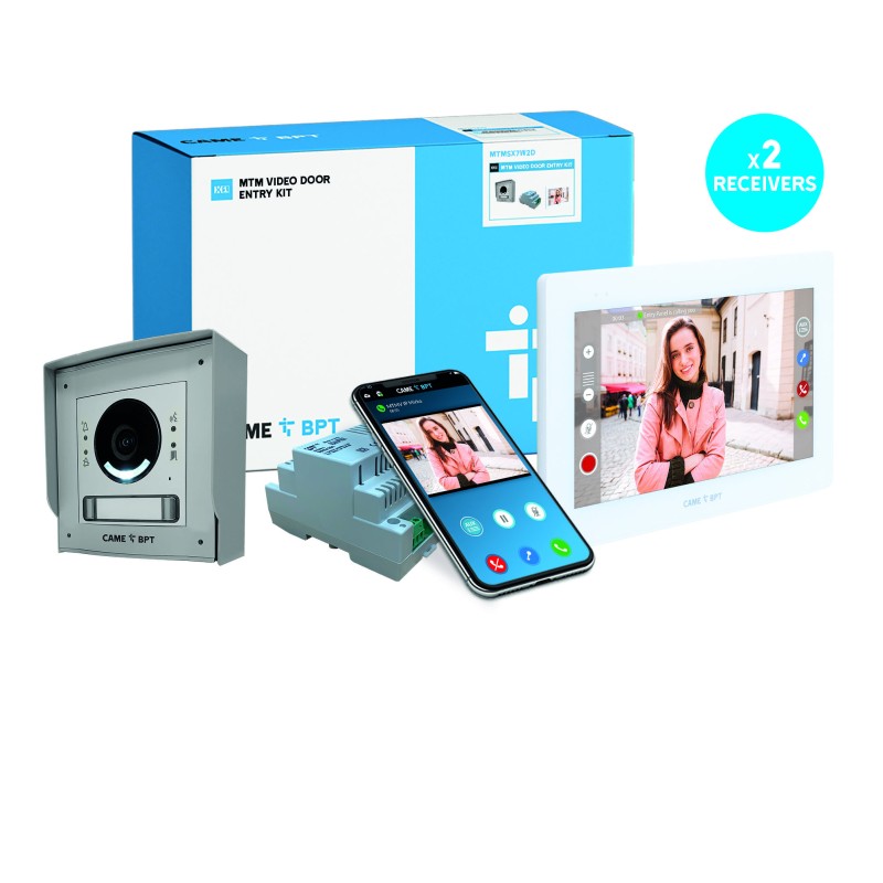 BPT MTM XTS VIDEO INTERCOM KIT SURFACE MTMSX7W2D