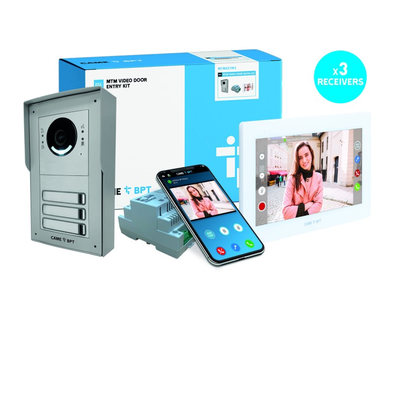 BPT MTM XTS VIDEO INTERCOM KIT SURFACE MTMSX7W3