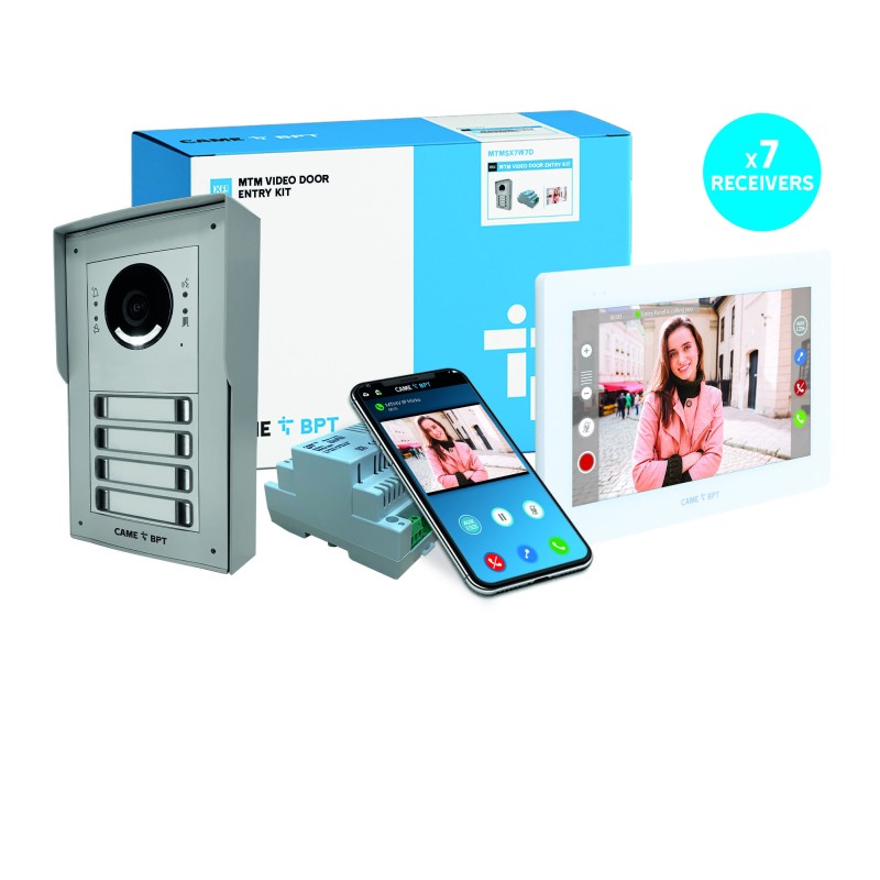 BPT MTM XTS VIDEO INTERCOM KIT SURFACE MTMSX7W7D