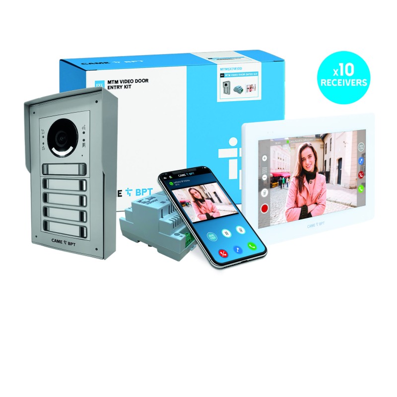 BPT MTM XTS VIDEO INTERCOM KIT SURFACE MTMSX7W10D