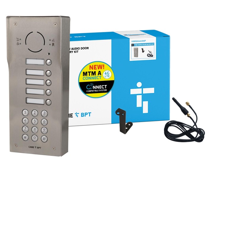 BPT VRW 4G GSM INTERCOM KIT with Keypad SURFACE VRWSKA4G5NP