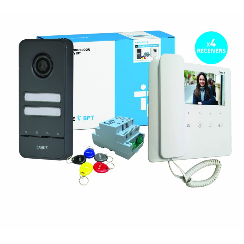 BPT LHS PLUS AGT Video Intercom Kits 1 to 4 buttons LHAGV_PLUS