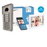 Bpt MTM Surface Mount 1 Call Button with Keypad to 7-Inch White XTS Monitor (IP Video Intercom Kit)