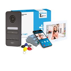 BPT LHS PLUS to XTS White 7 Inch Video Intercom Kits 1 to 4 buttons LHX7W1_PLUS