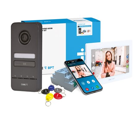 BPT LHS PLUS to XTS White 7 Inch Video Intercom Kits 1 to 4 buttons LHX7W1_PLUS
