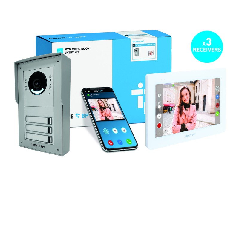 BPT MTM XTS IP VIDEO INTERCOM KIT MTMSIP7W3