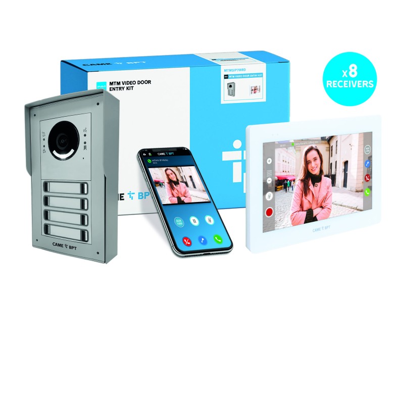 BPT MTM XTS IP VIDEO INTERCOM KIT MTMSIP7W8D