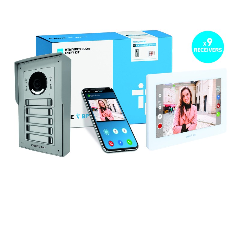 BPT MTM XTS IP VIDEO INTERCOM KIT MTMSIP7W9D