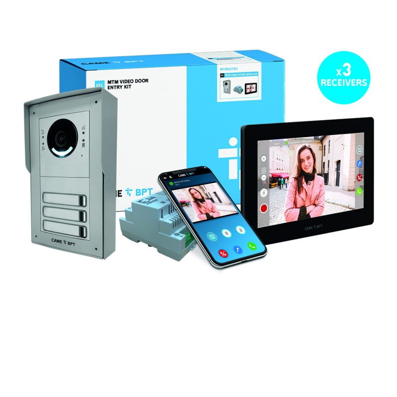 BPT MTM XTS VIDEO INTERCOM KIT SURFACE MTMSX7B