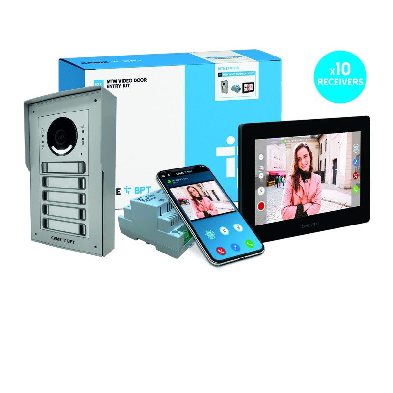 BPT MTM XTS VIDEO INTERCOM KIT SURFACE MTMSX7B
