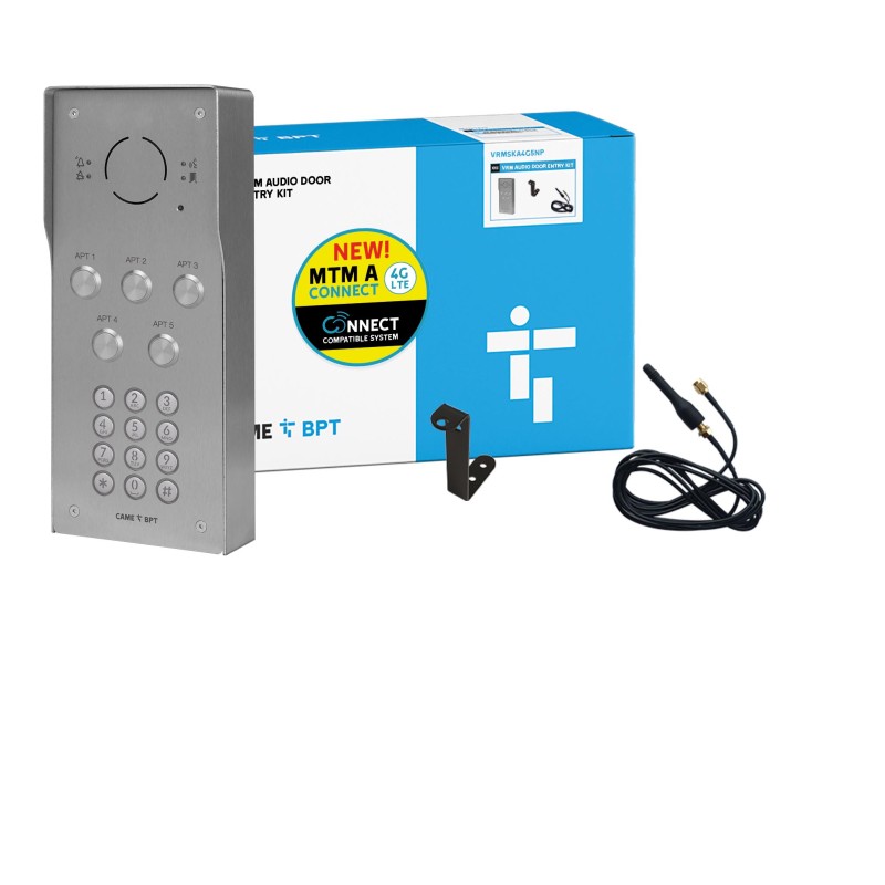 BPT VRM Keypad 4G GSM Intercom Kit Surface VRMSKA4G5NP