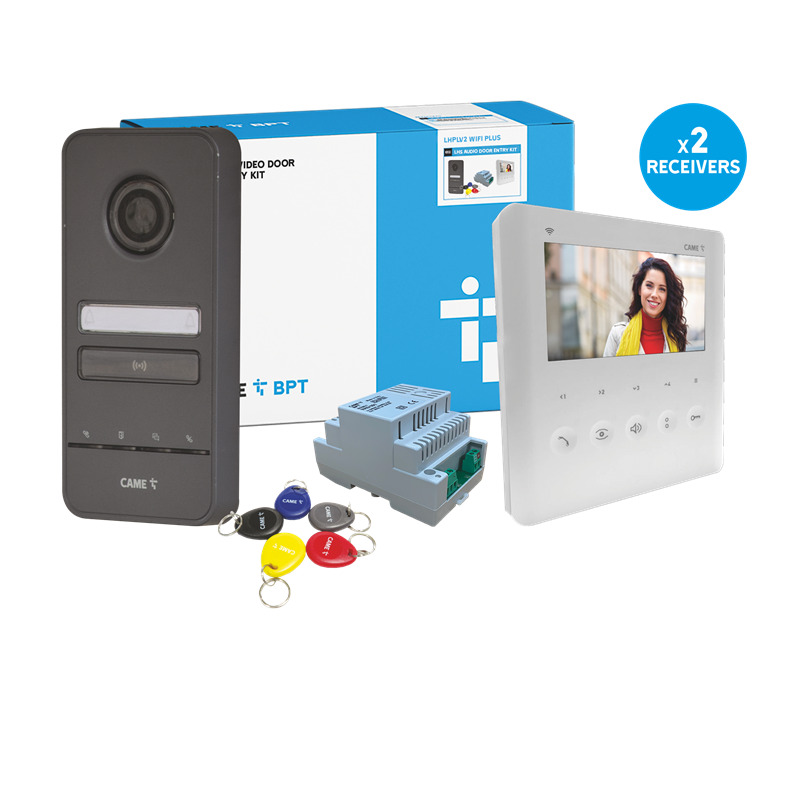 BPT LHS PLUS to PLX WIFI White 5 Inch Video Intercom Kits 1 to 4 buttons LHPLV2_PLUS_WIFI
