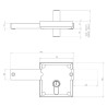 Gatemaster Black Locking Bolt (GLBB)