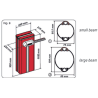 B680 Spring and Fixing Bracket for S Beams (428436) | FAAC