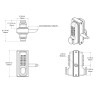 Gatemaster Superlock Digital Combination Gate Lock Double Sided (BDG) (2.0)