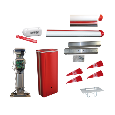 FAAC B680 standard large 6m beam Automatic Barrier Kit (B680L6MKIT)