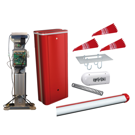 FAAC B680 standard small 4m beam Automatic Barrier Kit (B680S4MKIT)