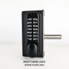 Gatemaster Superlock Surface Digital Double Sided Timber Gate Lock (BDGW)