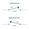 Gatemaster Superlock Digital Double Sided Rapid Reset Combination Gate Lock Surface (BDGWRR)