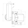 Gatemaster Superlatch Digital Combination Gate Latch with RapidReset (SLDSRR)