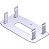 CAME GT8 Barrier Base Fixing Plate (88003-0158)