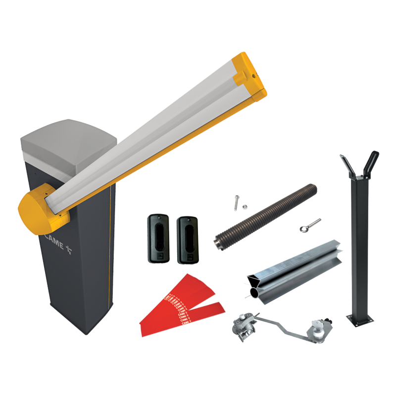 CAME GARD PX 36 V Brushless Barrier Deluxe Kit — 4 m Semi-Oval Boom (8K01RB-0731)