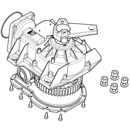 CAME FrogA-Gearbox Complete Reducer group for Frogs (119RIA121)