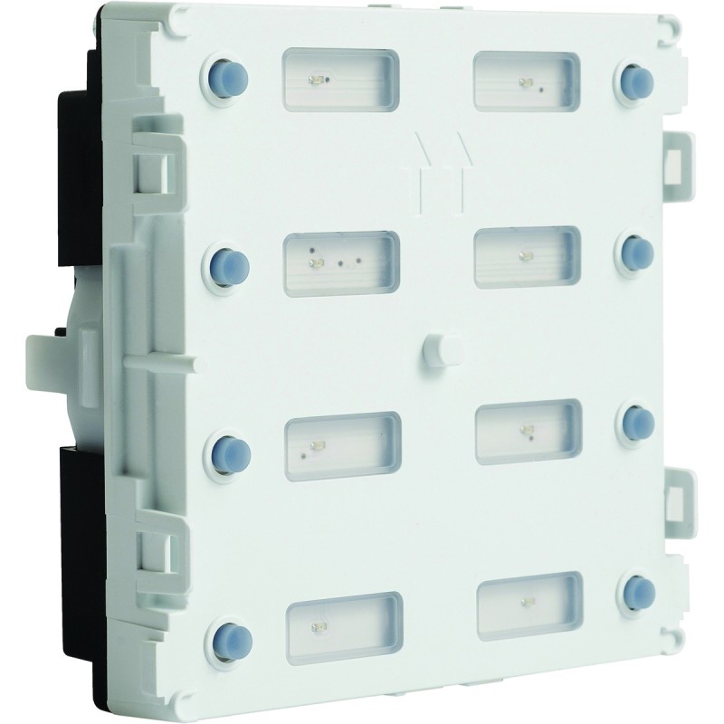 BPT MTM8C 8-Call Module — Backlit Call Buttons (Blue/White)