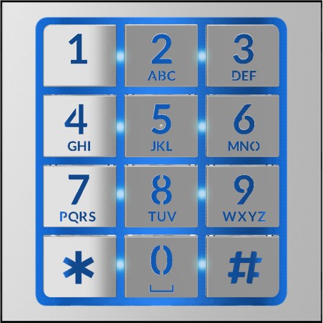 CAME BPT MTMFNA Access Control Keypad Module Front Plate